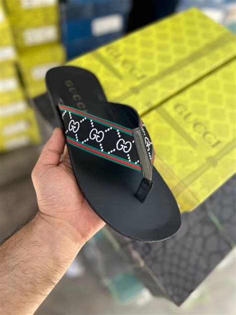 gucci slide on flip flops|Gucci Flip Flops for cheap.